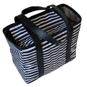 The Ezra Book bag  - black leather